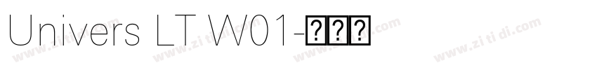 Univers LT W01字体转换 Univers LT W01字体转换